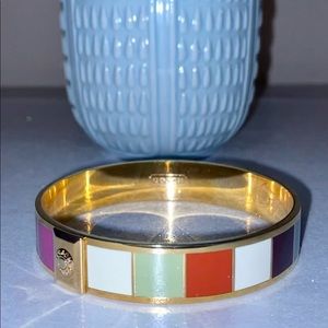 Coach Authentic Color Block Bangle Bracelet